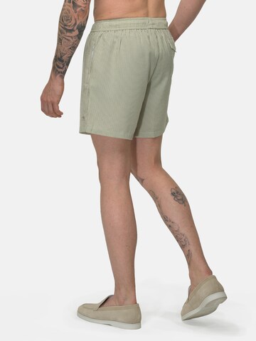 Pantaloncini da bagno 'Seersucker' di Vercate in verde