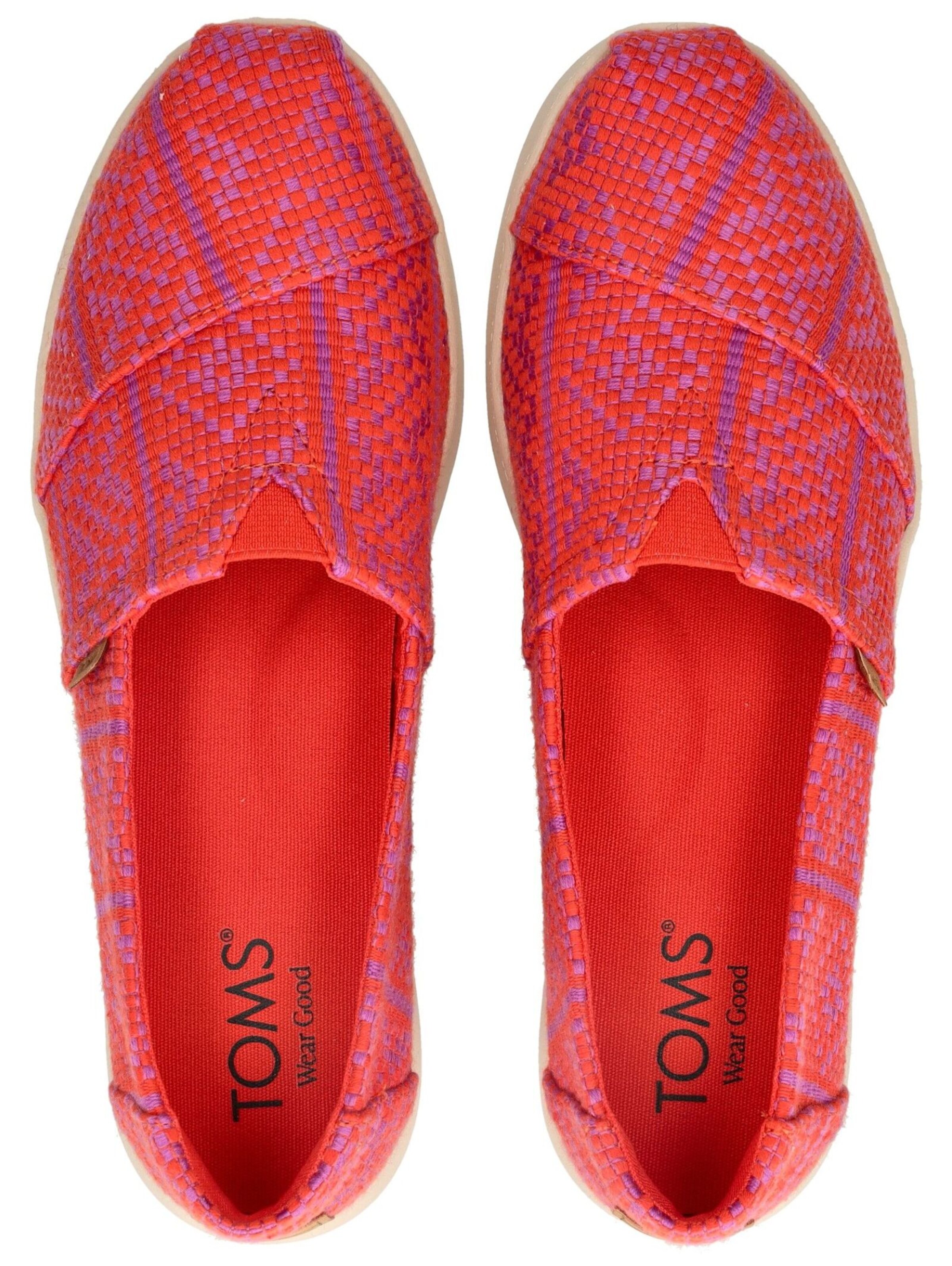 TOMS Instappers 'Alpargata Plus' in Rood