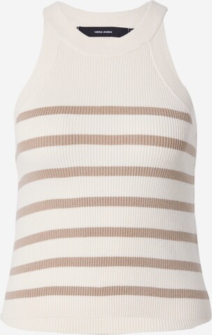 VERO MODA Gebreide top 'SABA' in Beige: voorkant