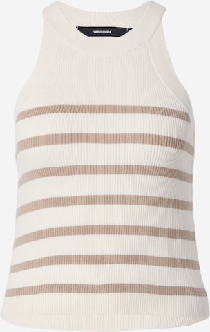 VERO MODA Gebreide top 'SABA' in Beige: voorkant