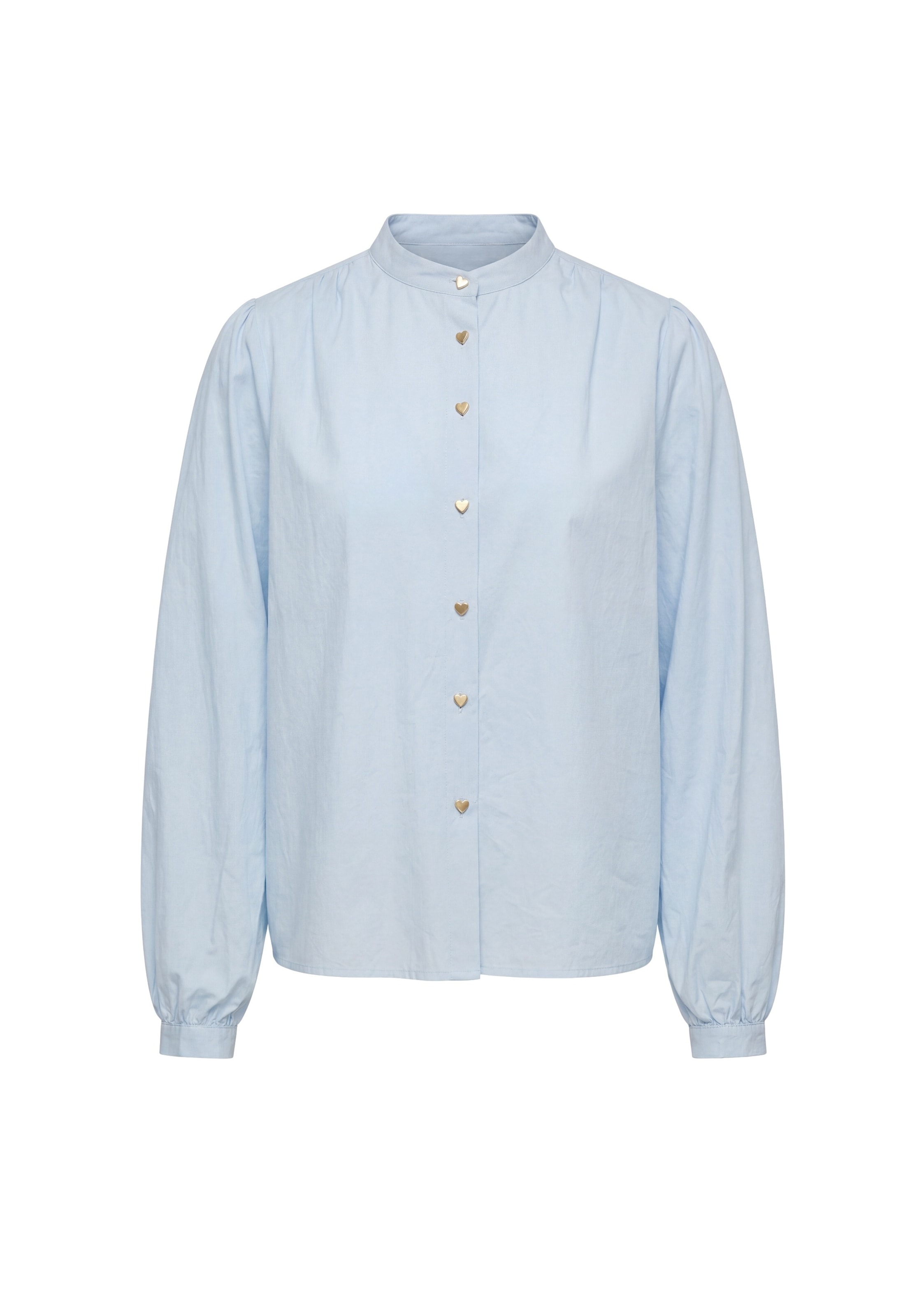beach budz - Blusa em azul: frente