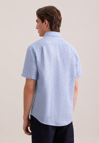 Coupe regular Chemise SEIDENSTICKER en bleu