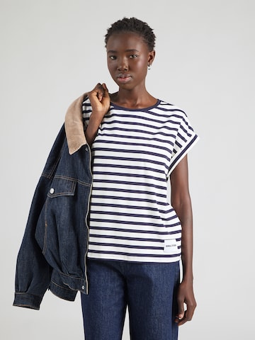 Smith&Soul - Camisa oversized em azul: frente