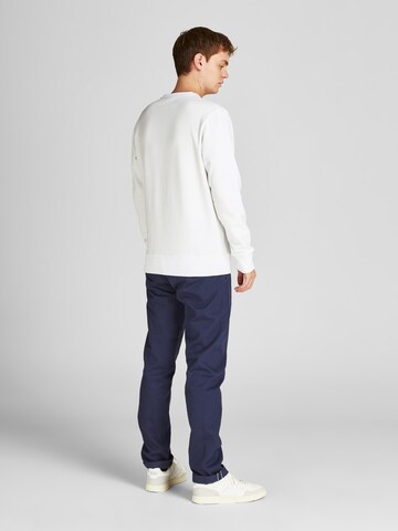 JACK & JONES Sweatshirt 'CHARLES' in Weiß