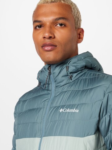 Veste outdoor 'Powder Lite Hooded' COLUMBIA en bleu