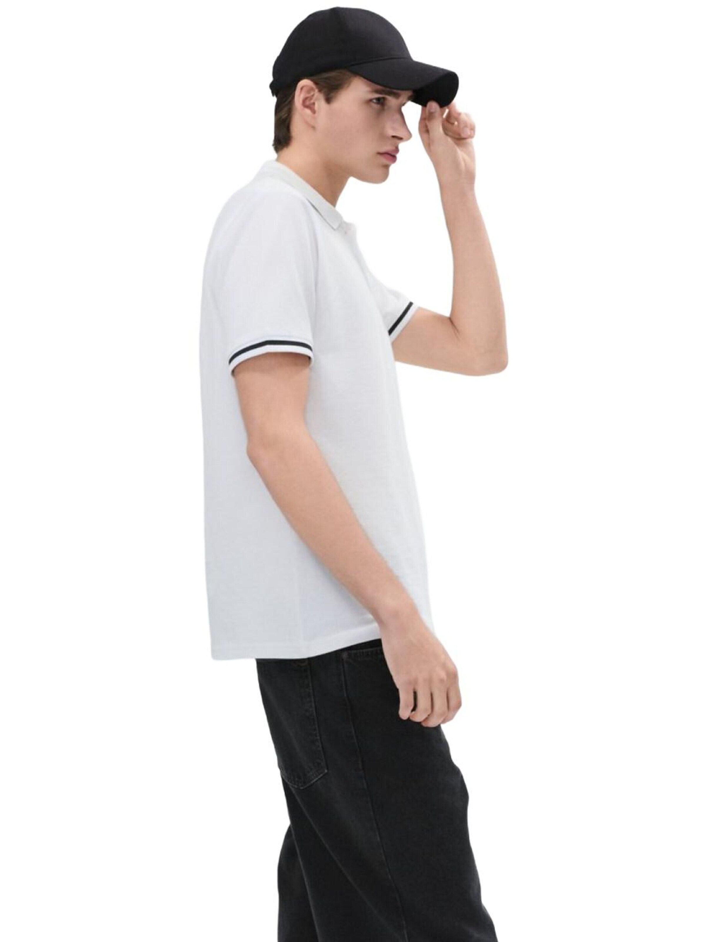 LTB Jeans Shirt 'Polo Shirt' in White