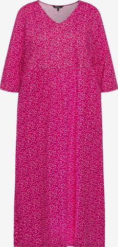 Robe Ulla Popken en rose : devant