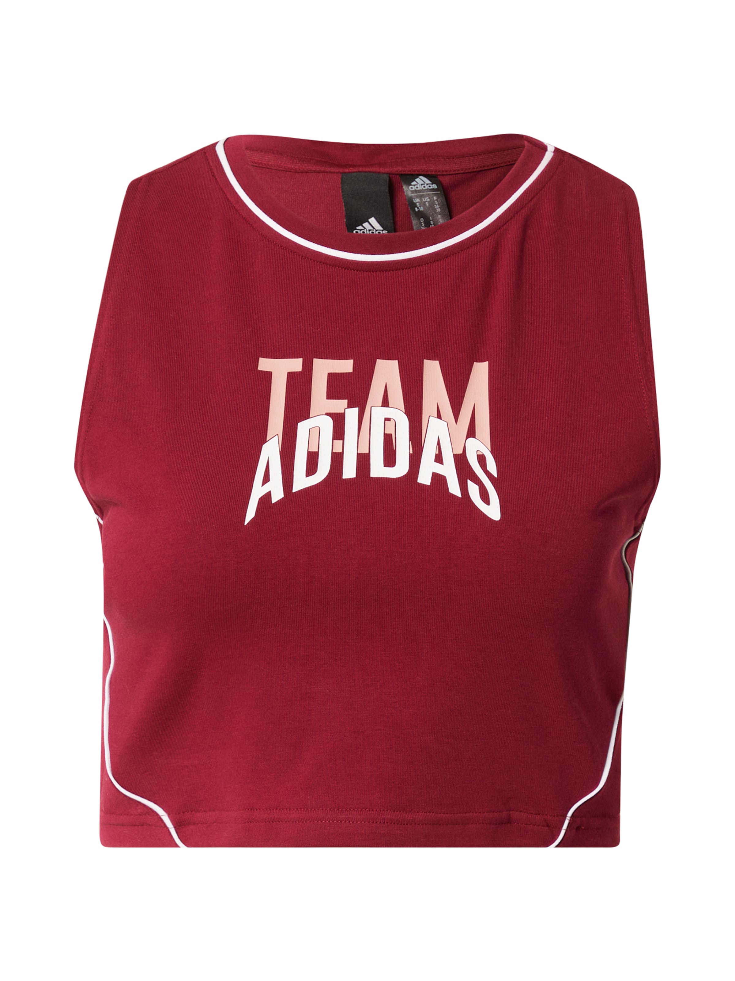 ADIDAS SPORTSWEAR Top sportowy w kolorze czerwony: przód