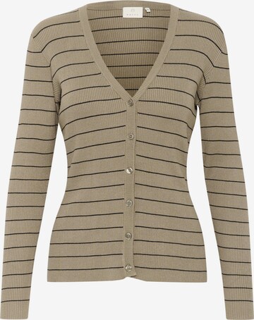 Kaffe Knit Cardigan 'ellen' in Grey: front