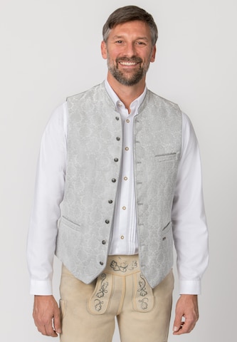 STOCKERPOINT Traditional vest in Grey: front