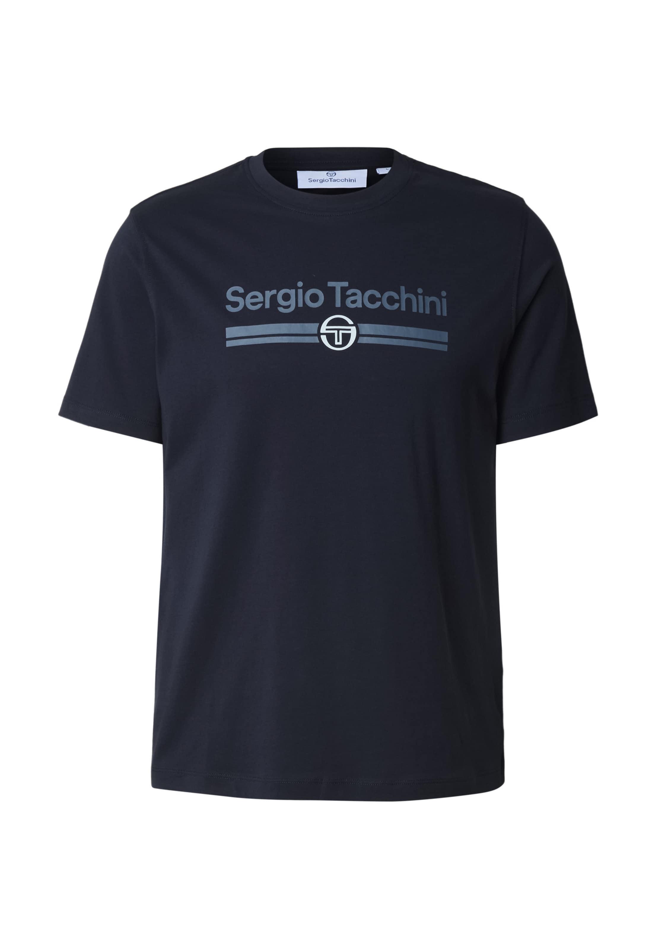 Sergio Tacchini Shirt in Blauw: voorkant