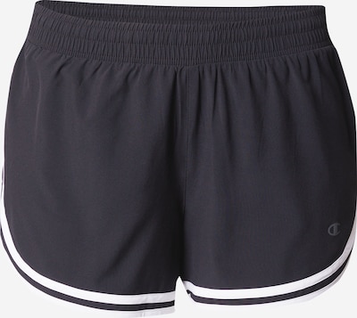 Champion Authentic Athletic Apparel Pantalon de sport en noir / blanc, Vue avec produit