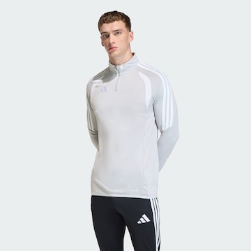 ADIDAS PERFORMANCE Функционална тениска 'Tiro 26 League' в сиво: отпред