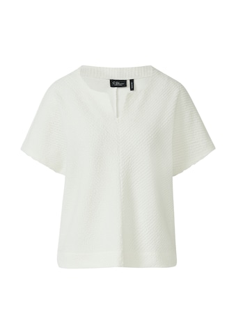 Sweat-shirt s.Oliver BLACK LABEL en blanc : devant