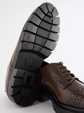 Next Lace-Up Shoes in Brown