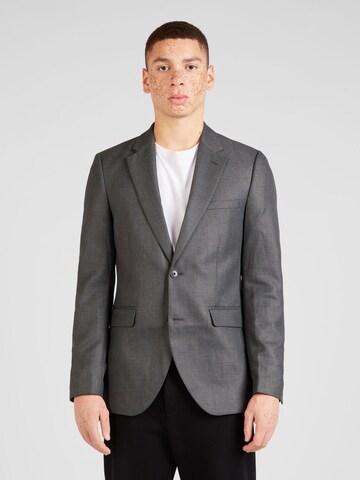 Coupe regular Veste de costume BURTON MENSWEAR LONDON en gris : devant