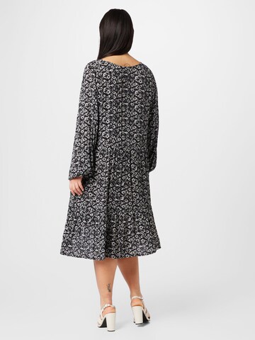 KAFFE CURVE Kleid 'Riona' in Schwarz
