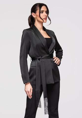 Ombre Blazer in Black