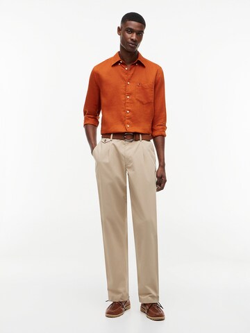 Coupe regular Chemise TOMMY HILFIGER en orange