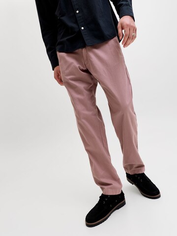 Regular Pantalon chino 'JPSTKane' JACK & JONES en violet