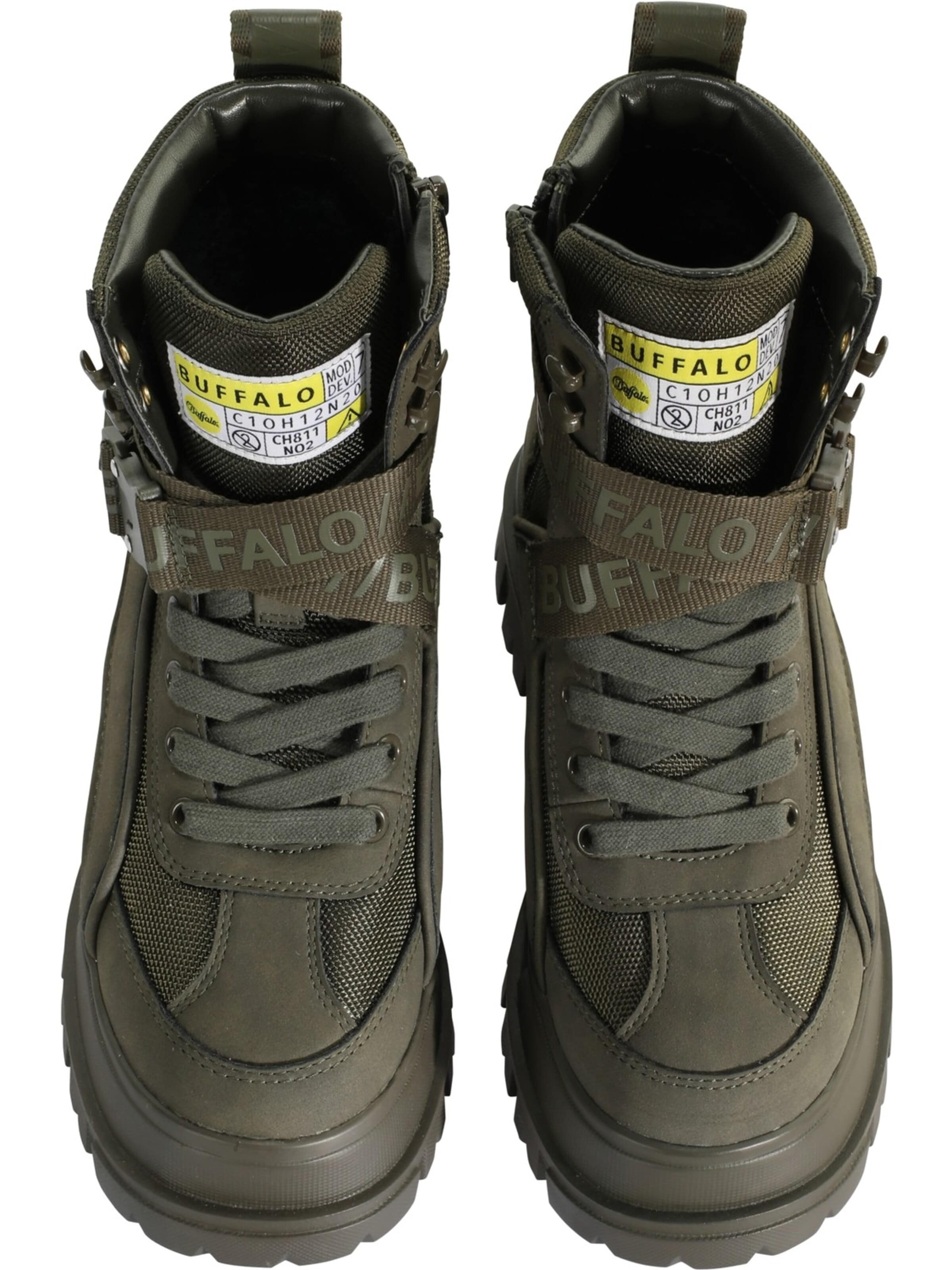 BUFFALO Boots 'Aspha Com1' in Green