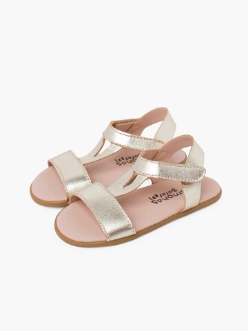 Sandales Pisamonas en or