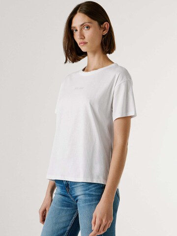 T-shirt 'Mia' Pepe Jeans en blanc