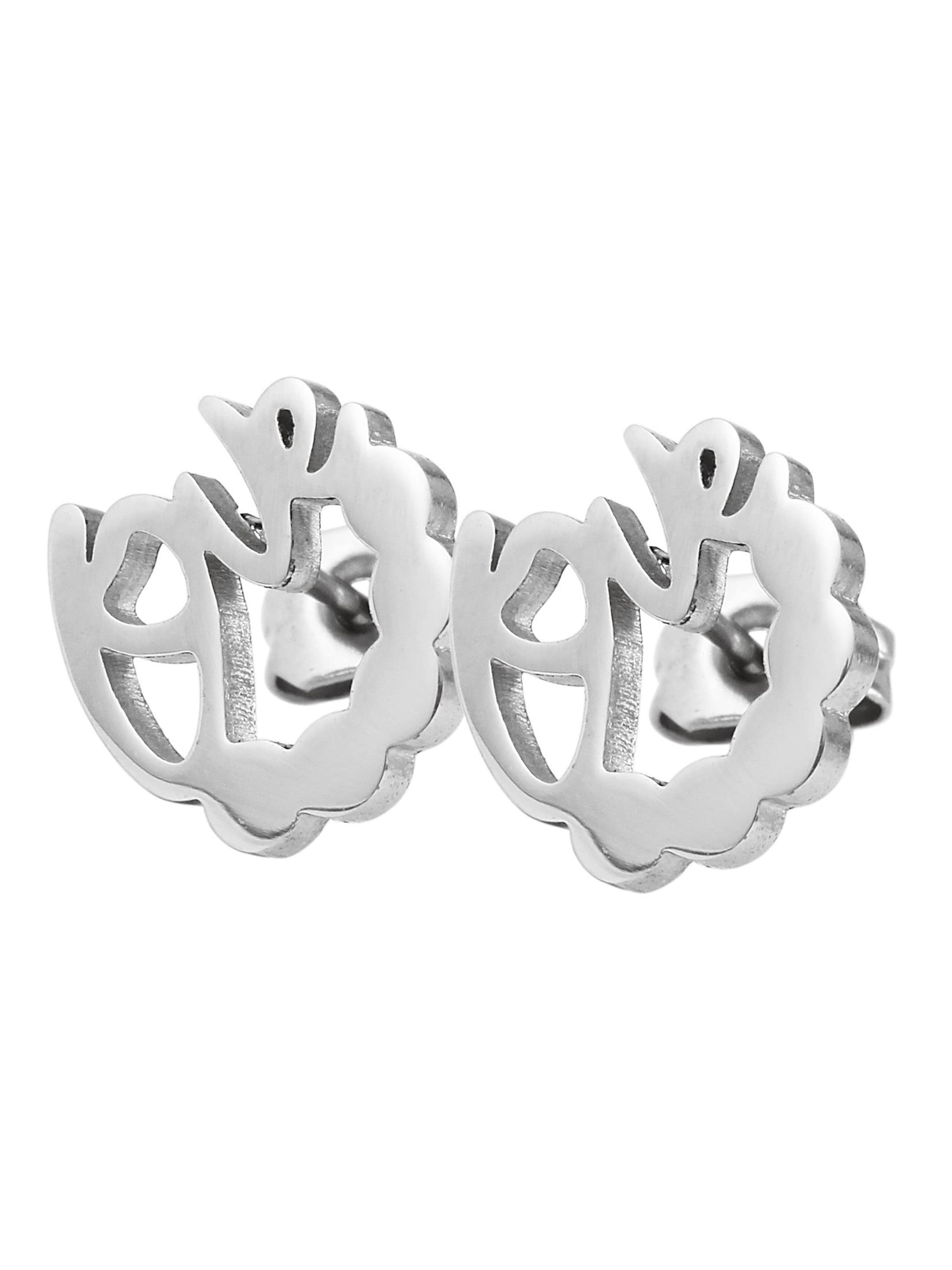 Akzent Schmuckset 'Edelstahl silber'‌‌ in Silber