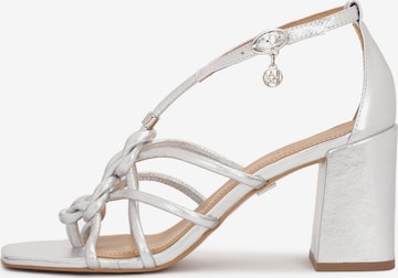 KazarSandale - srebro boja: prednji dio