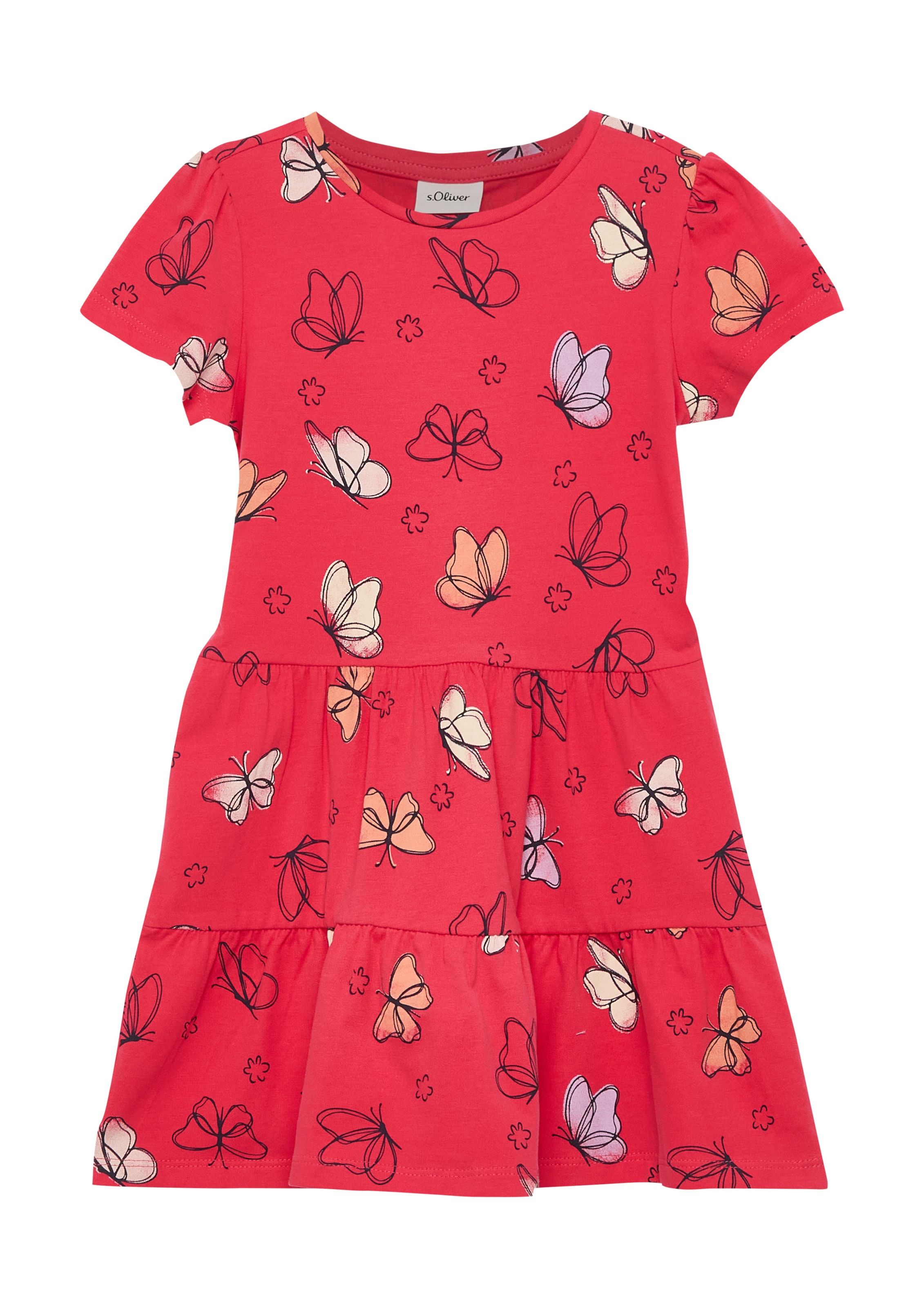 Abito di s.Oliver in rosso: frontale