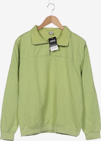 Trigema Sweatshirt & Zip-Up Hoodie in M in Green: front
