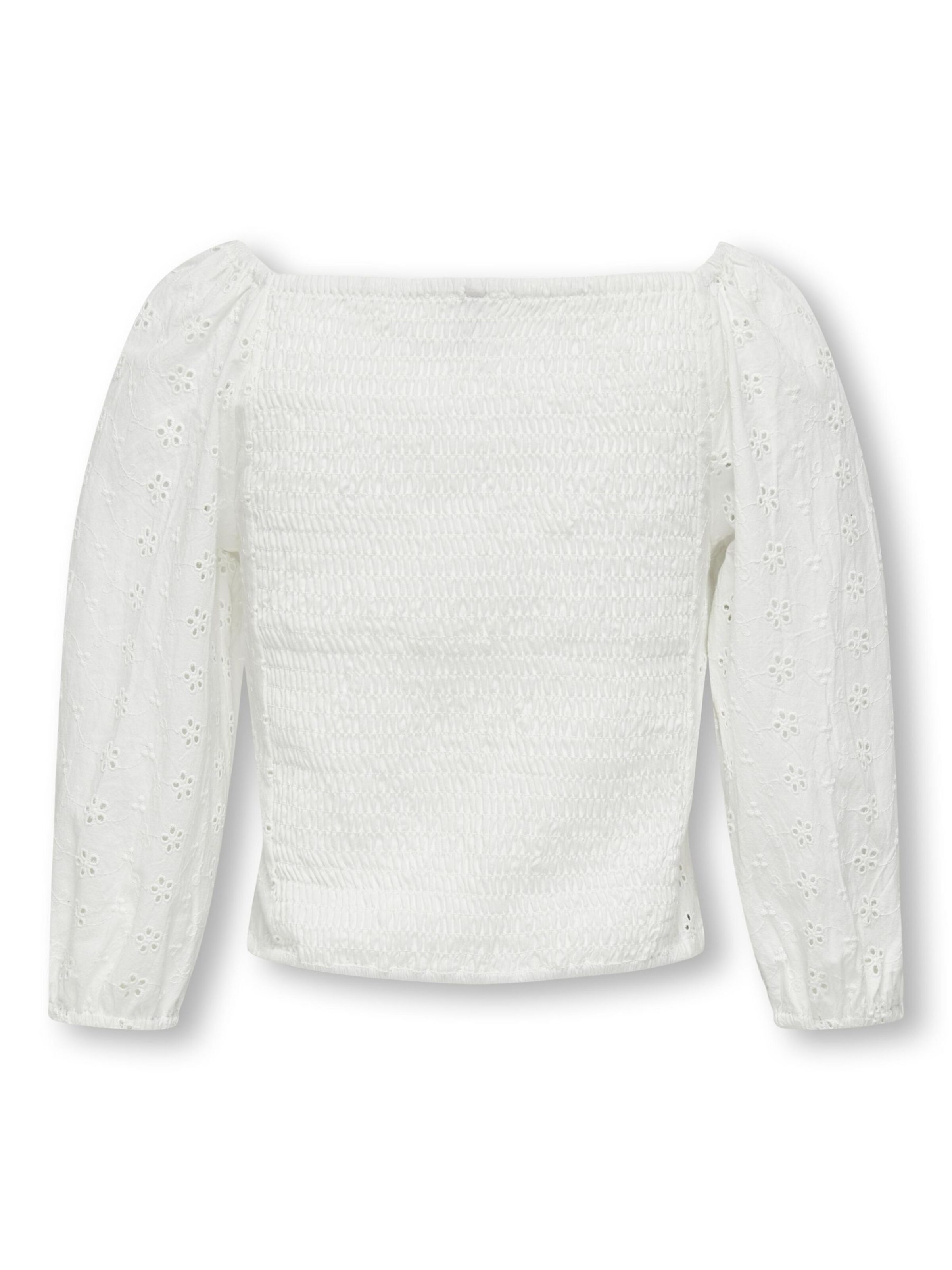 ONLY GIRLS Blus 'KOGPilea' i vit