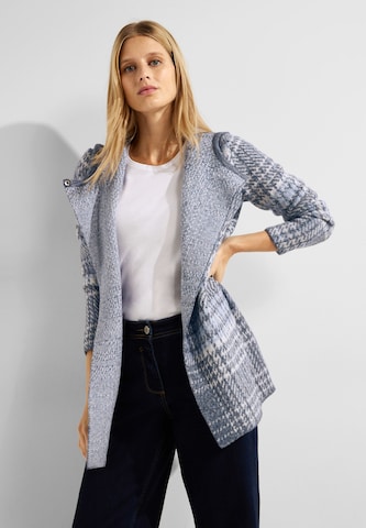 CECIL Knit Cardigan in Blue: front