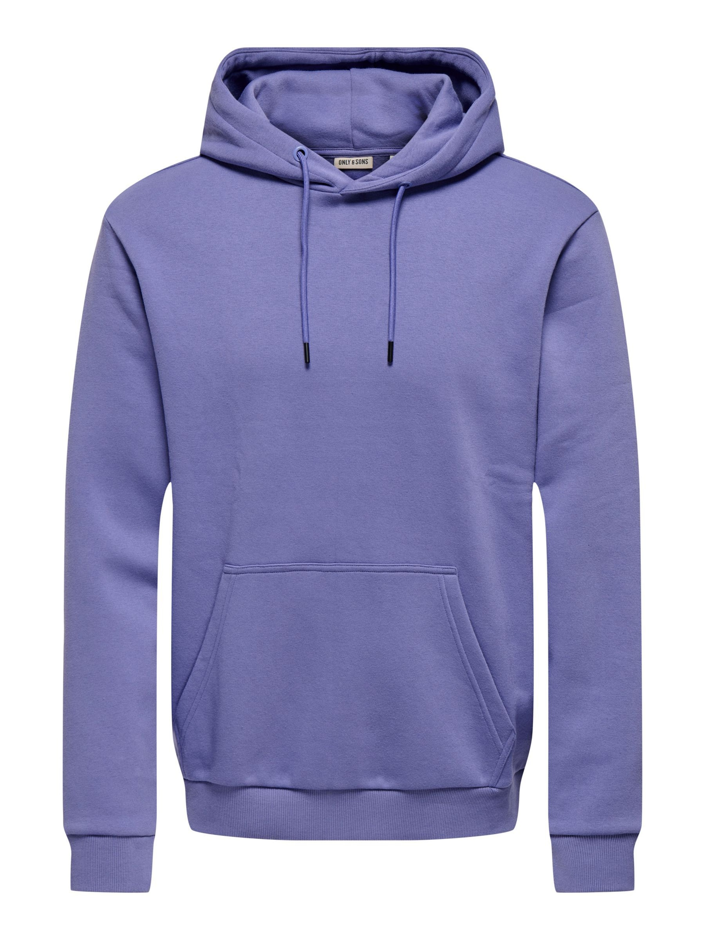 Only & Sons Суичър 'ONSCeres' в лилав: отпред