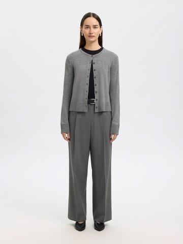 SELECTED Cardigan 'SLFTHEA' i grå