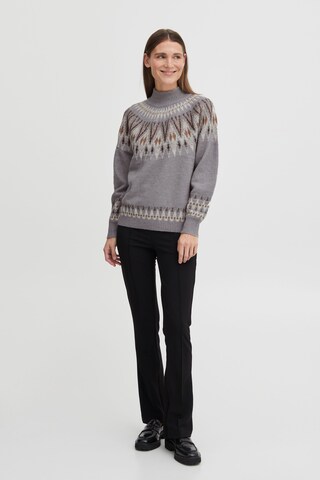 b.young Sweater 'Olika' in Grey