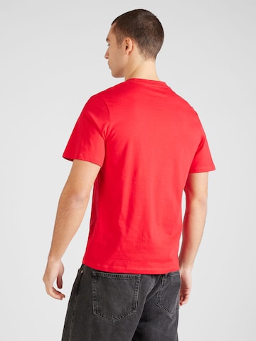 raudona JACK & JONES Marškinėliai 'ZURI'