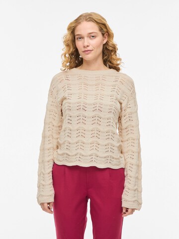 VILA Pullover 'VIWave' i beige: forside