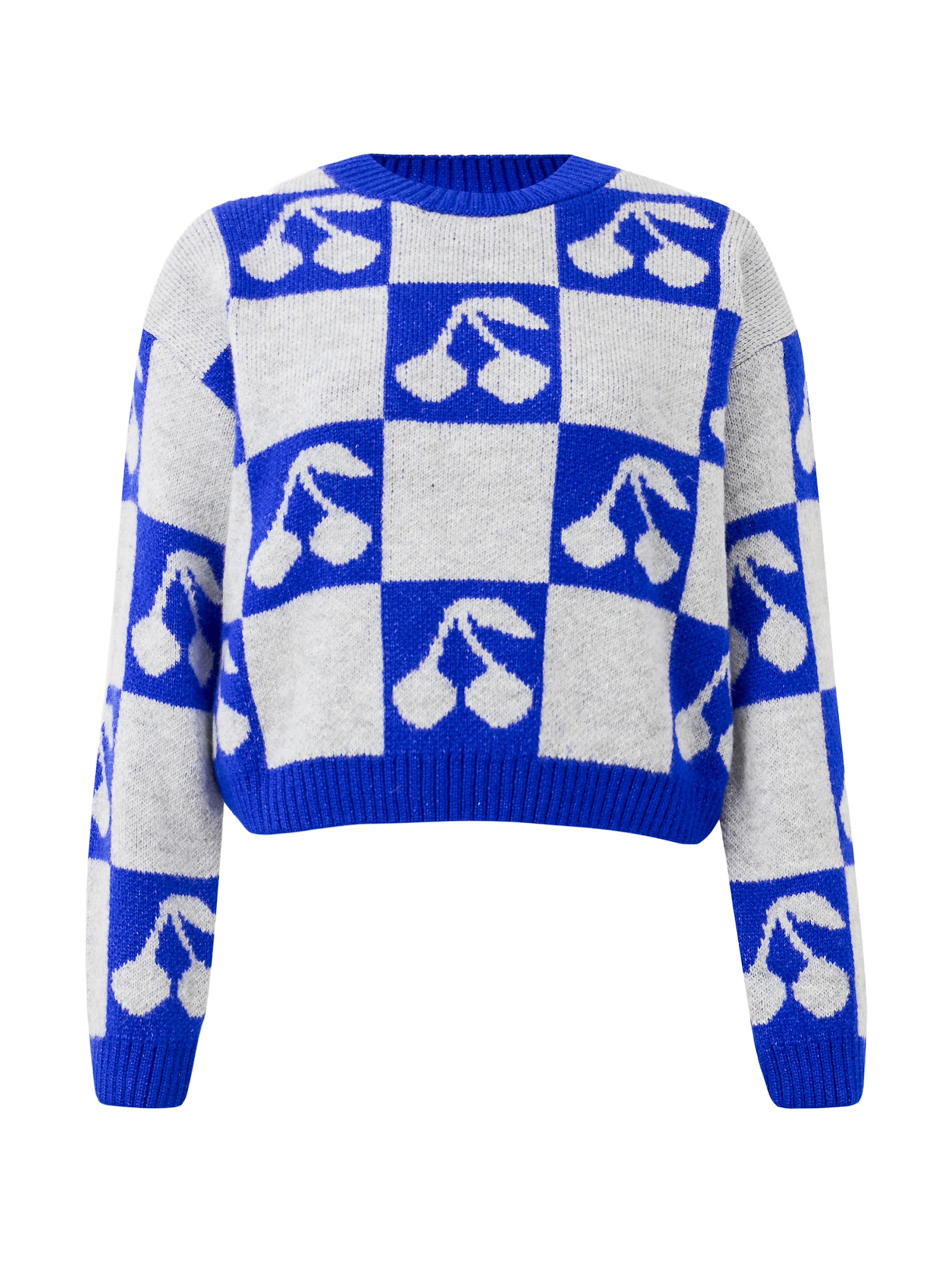 ONLY Svetr 'ONLHAPPIE' – modrá: přední strana