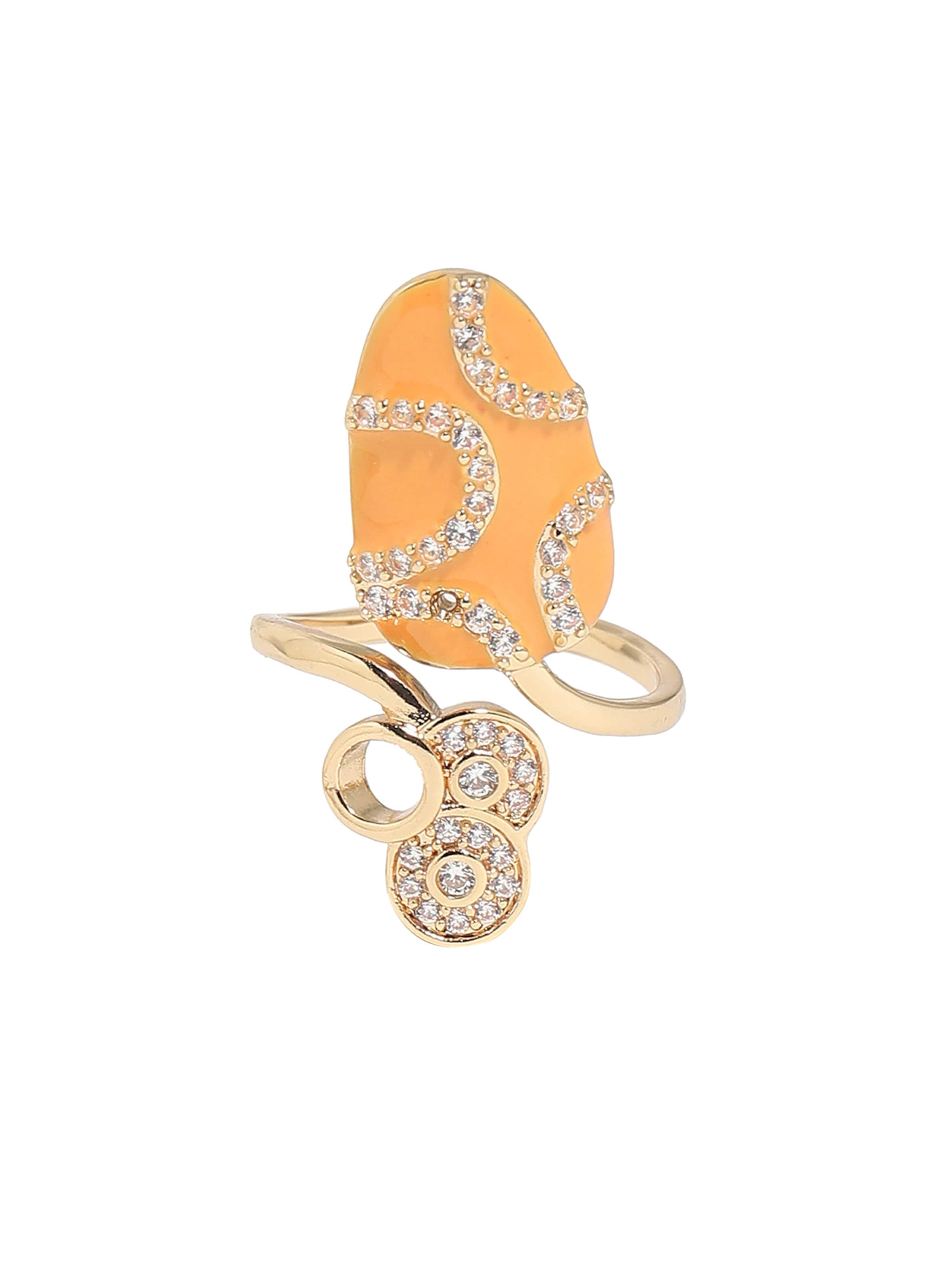 SOHI Prsten – zlatá: přední strana