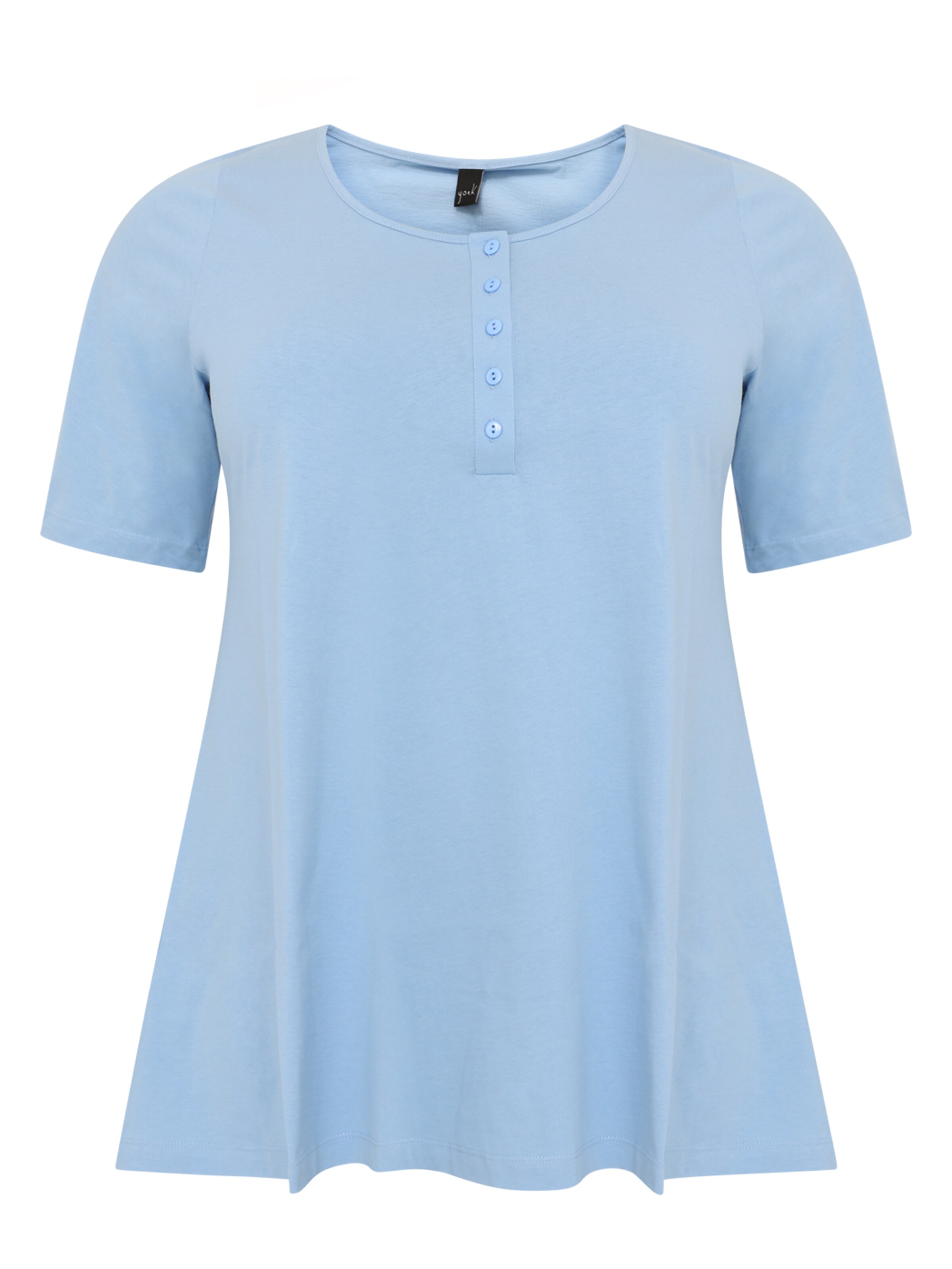 YOEK Tunic in Blue: front