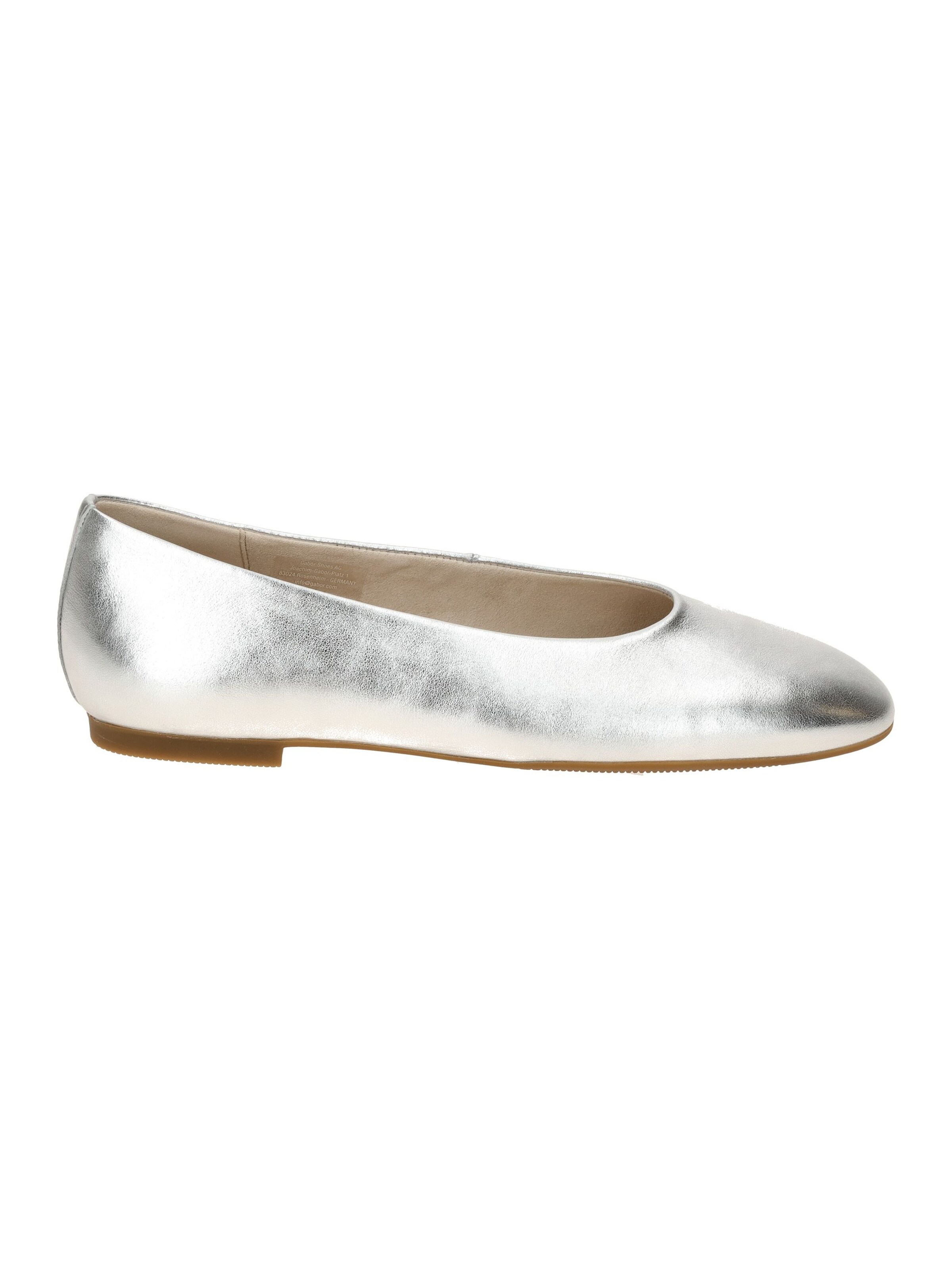 GABOR Ballet Flats in Silver