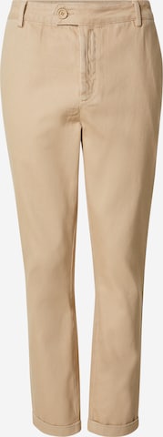 DAN FOX APPAREL Normalny krój Chinosy 'Adam' w kolorze beżowy: przód