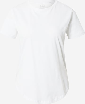 CASA AMUK Тениска 'Saddle' в бяло: отпред