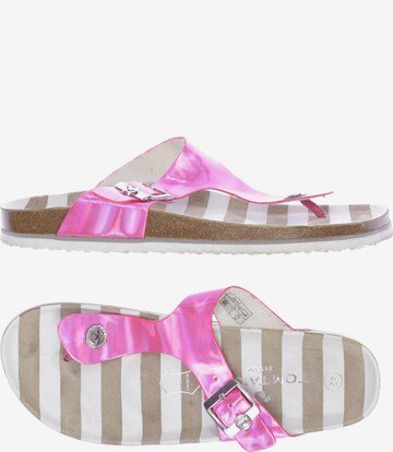 TOM TAILOR Sandals & High-Heeled Sandals in 42 in Pink: front