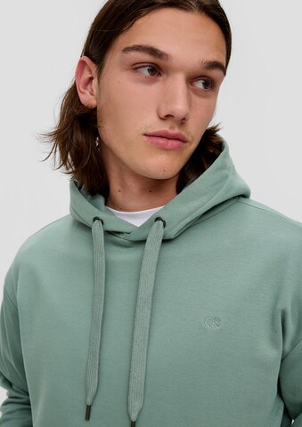 Sweat-shirt QS en vert