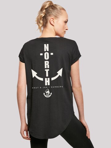 F4NT4STIC Shirt 'North Anchor' in Black: front