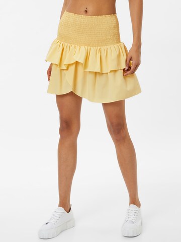 Neo Noir Skirt 'Carin' in Yellow: front