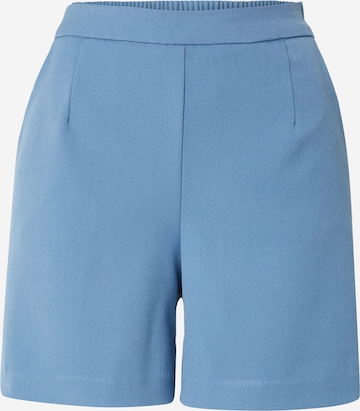 VILA Regular Pants 'VARONE' in Blue: front