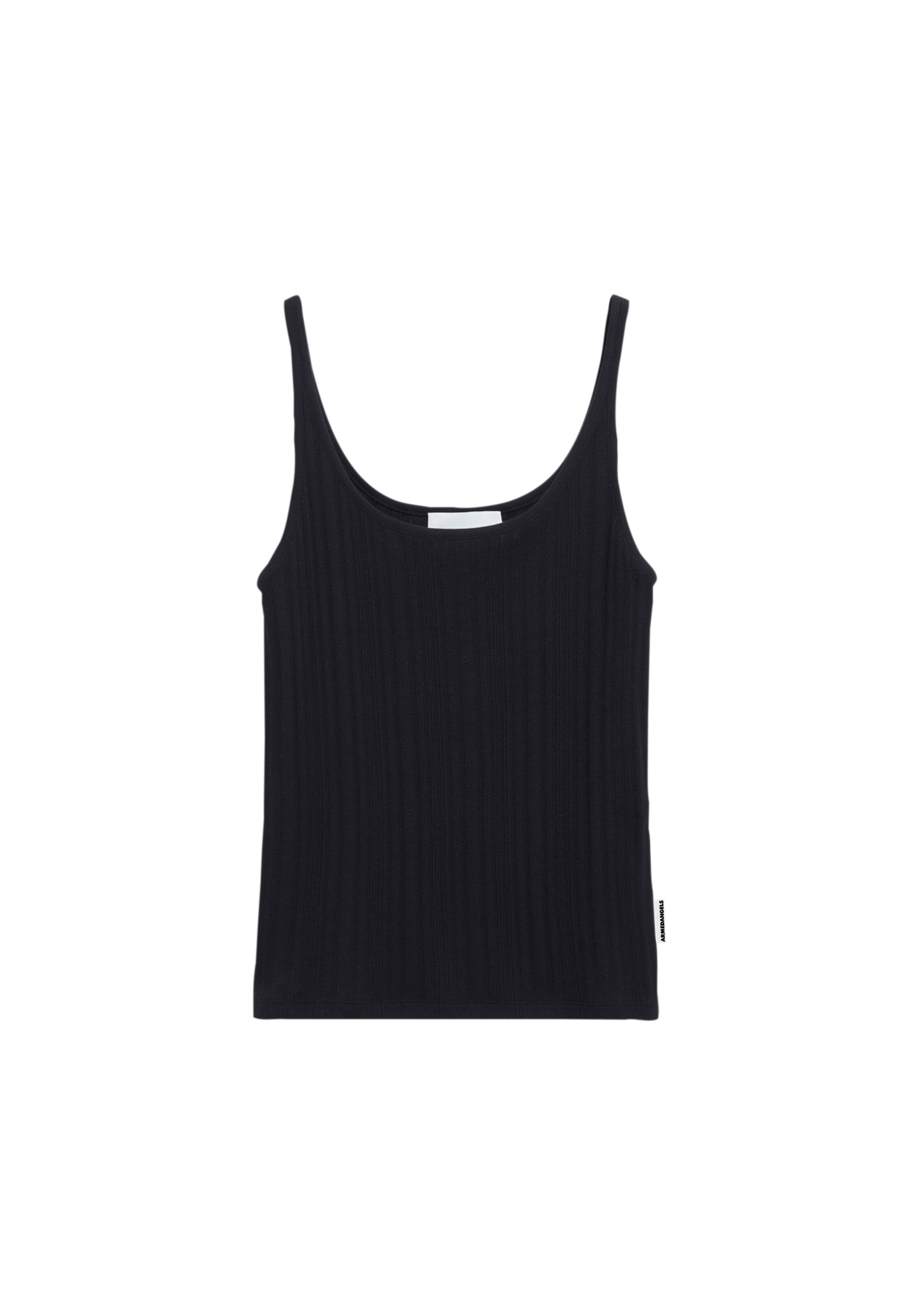ARMEDANGELS Top 'Mahelitaa' in Zwart: voorkant
